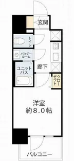 プレサンス西九条シティベイ【8階】の間取り