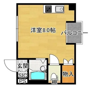 大阪府大阪市東淀川区南江口2丁目【マンション】の間取り