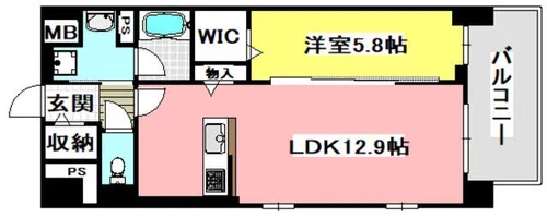 アグレアーブル【1階】の間取り