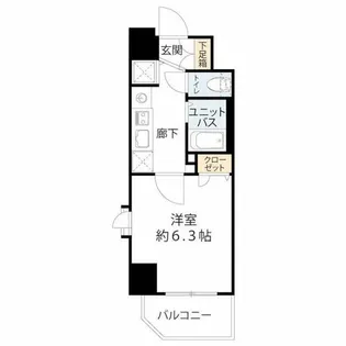 プレサンス梅田北パワーゲート【8階】の間取り