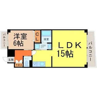 ブルームライフ今池【5階】の間取り