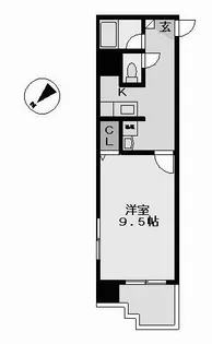 鶴舞パークヒルズ【11階】の間取り