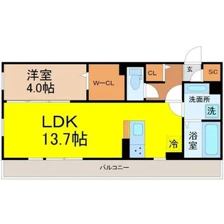 リマーニ池下【2階】の間取り