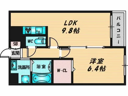 ラ・ルーチェ【1階】の間取り