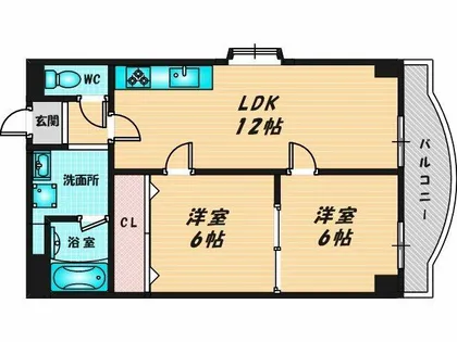 インフィルドハイツ【8階】の間取り