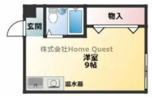 LODGING UEDA【105号室】の間取り