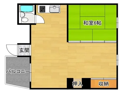 大阪府大阪市東淀川区下新庄4丁目【アパート】の間取り