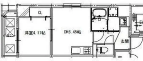アートレジデンス上町【7階】の間取り