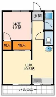 大阪府松原市北新町5丁目【アパート】の間取り