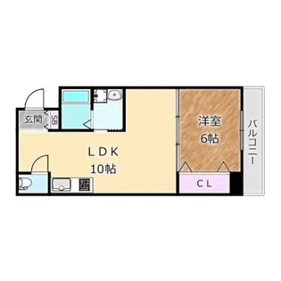 大阪府堺市堺区戎之町東3丁【マンション】の間取り