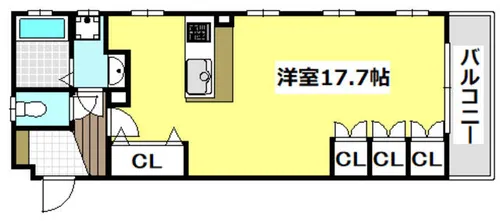 アネスティコート【2階】の間取り