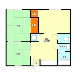 大阪府堺市北区大豆塚町1丁【アパート】の間取り