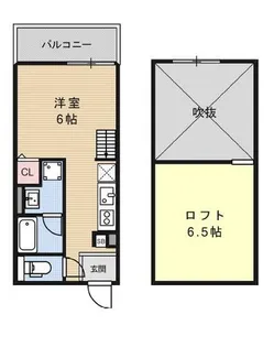 大阪府堺市東区日置荘西町2丁【アパート】の間取り