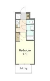 大阪府堺市西区浜寺石津町西1丁【マンション】の間取り