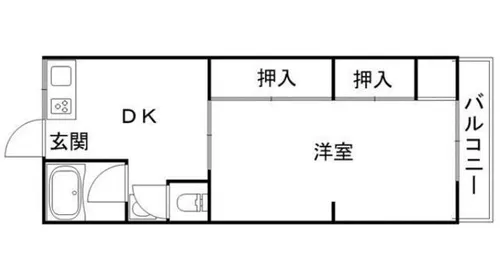大阪府堺市堺区向陵東町1丁【マンション】の間取り