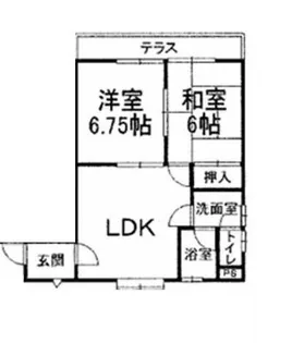 大阪府堺市北区新金岡町5丁【アパート】の間取り