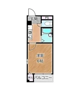 大阪府堺市堺区甲斐町西3丁【マンション】の間取り