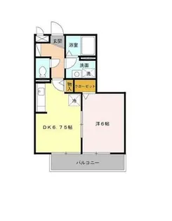 大阪府堺市北区長曽根町【アパート】の間取り