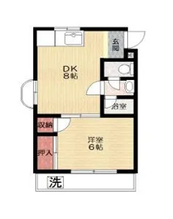 大阪府堺市中区深井沢町【マンション】の間取り