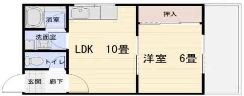 大阪府堺市北区北長尾町2丁【マンション】の間取り