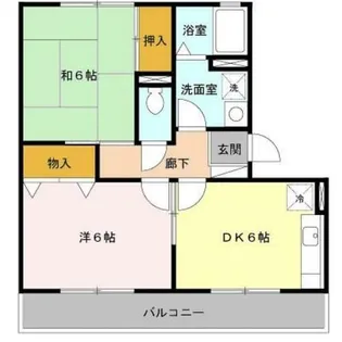 大阪府堺市北区百舌鳥陵南町1丁【アパート】の間取り