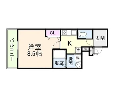 大阪府堺市北区黒土町【アパート】の間取り