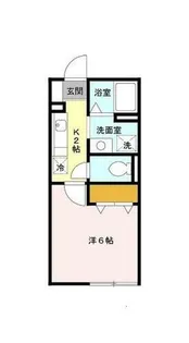 大阪府堺市堺区中向陽町1丁【アパート】の間取り