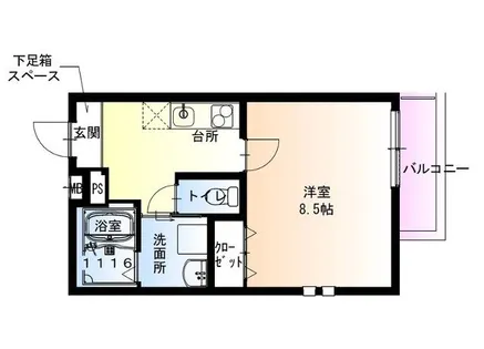 大阪府堺市堺区今池町2丁【アパート】の間取り