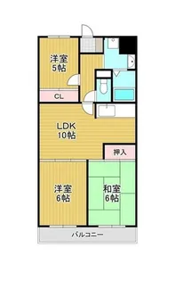 大阪府堺市北区百舌鳥梅北町2丁【マンション】の間取り