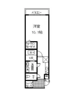 大阪府堺市堺区香ヶ丘町1丁【アパート】の間取り
