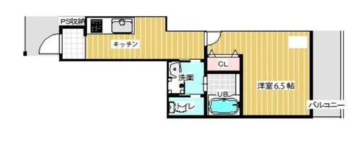 大阪府堺市西区下田町【アパート】の間取り