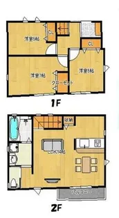大阪府堺市西区浜寺昭和町4丁【一戸建】の間取り