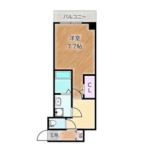 大阪府堺市北区東雲東町1丁【マンション】の間取り