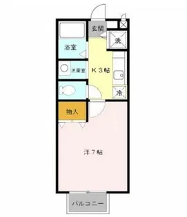 大阪府堺市北区黒土町【アパート】の間取り