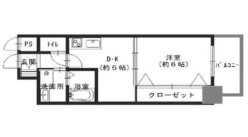 大阪府堺市堺区宿院町西3丁【マンション】の間取り