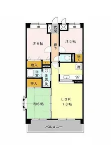 大阪府堺市北区南花田町【アパート】の間取り