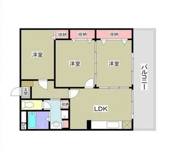 大阪府堺市堺区材木町西2丁【マンション】の間取り