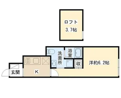 大阪府堺市堺区甲斐町西3丁【アパート】の間取り