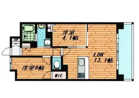 大阪府堺市堺区宿院町東1丁【マンション】の間取り