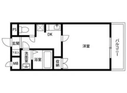 大阪府堺市中区深井中町【マンション】の間取り