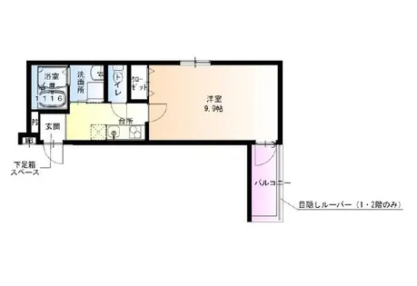 大阪府堺市西区鳳中町1丁【アパート】の間取り