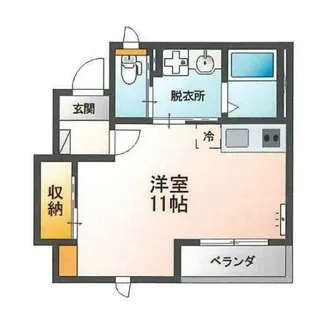 大阪府堺市西区上野芝向ヶ丘町1丁【アパート】の間取り