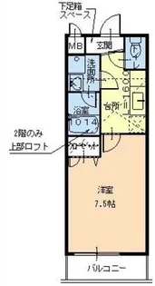 大阪府堺市西区鳳中町4丁【アパート】の間取り