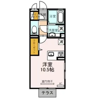 大阪府堺市堺区南三国ヶ丘町4丁【アパート】の間取り