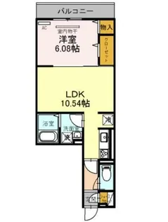 大阪府堺市堺区東湊町3丁【アパート】の間取り