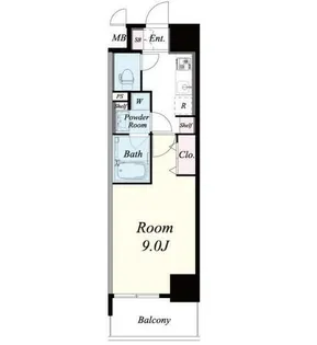 大阪府堺市堺区車之町東1丁【マンション】の間取り