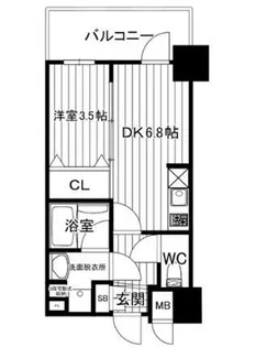 大阪府堺市西区鳳東町1丁【マンション】の間取り