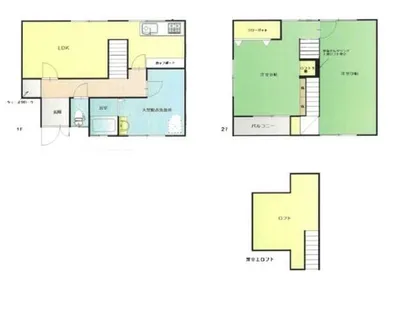 大阪府堺市北区百舌鳥梅北町3丁【一戸建】の間取り