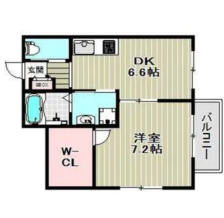 大阪府堺市堺区海山町1丁【アパート】の間取り