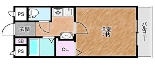 大阪府堺市北区百舌鳥梅北町1丁【マンション】の間取り